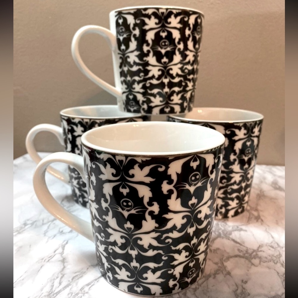 Disney Nightmare Before Christmas Jack Skellington Collectable Mugs Set NWT RARE